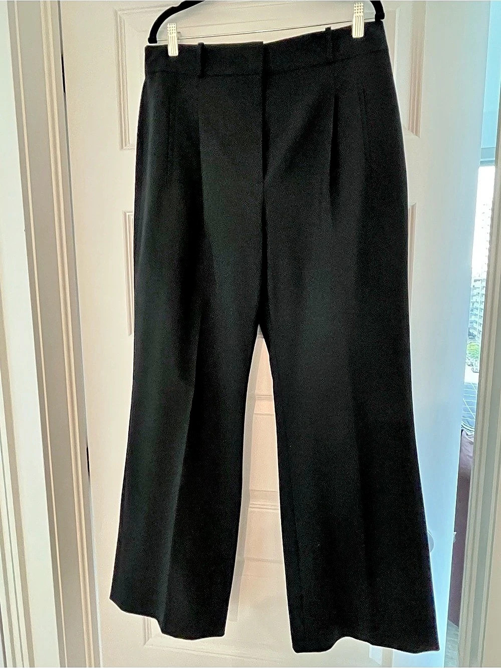 Veronica Beard Tonelli Wide-Leg Pant Black Size 12